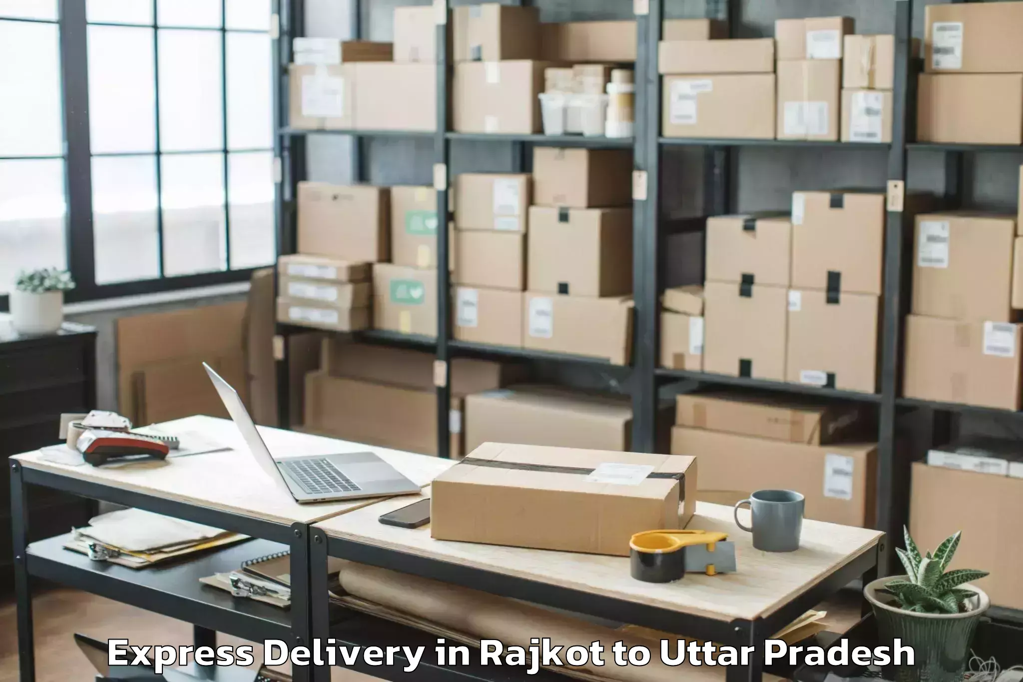 Leading Rajkot to Dildar Nagar Express Delivery Provider